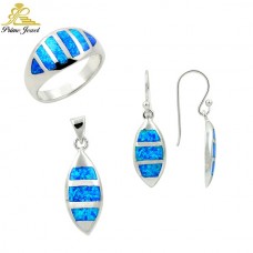 Gümüş Taşlı Set